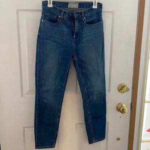 Everlane 10” rise ankle jeans